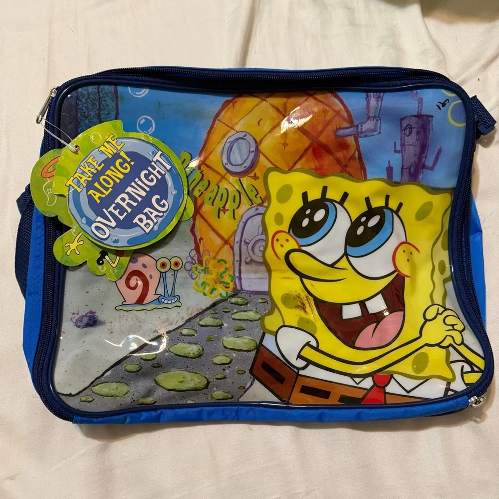 NEW 2003 SpongeBob SquarePants Overnight Bag